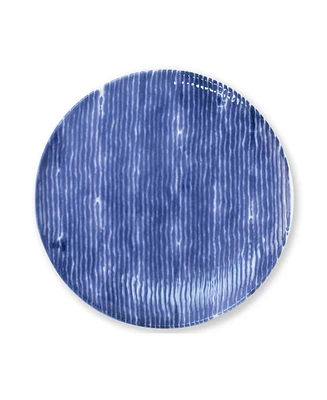 Vietri Santorini Stripe Salad Plate