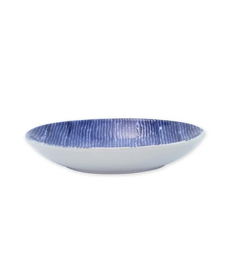 Vietri Santorini Stripe Pasta Bowl