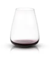 JoyJolt Black Swan Stemless Wine Glasses