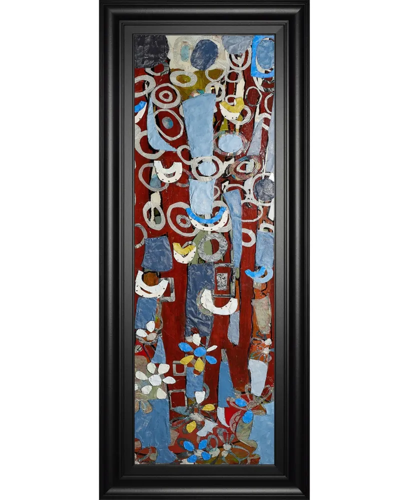 Classy Art Cut Paper Trees Ii by Erin McGee Ferrell Framed Print Wall Art, 18" x 42"