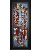 Classy Art Cut Paper Trees Ii by Erin McGee Ferrell Framed Print Wall Art, 18" x 42"