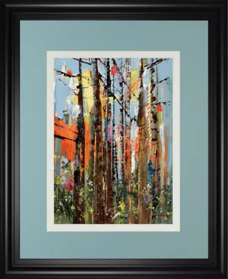 Classy Art Eclectic Forest by Rebecca Meyers Framed Print Wall Art, 34" x 40"