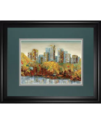 Classy Art Central Park by Carmen Dolce Framed Print Wall Art, 34" x 40"