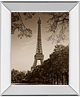 Classy Art An Afternoon Stroll-Pari by Maihara J. Mirror Framed Print Wall Art, 22" x 26"