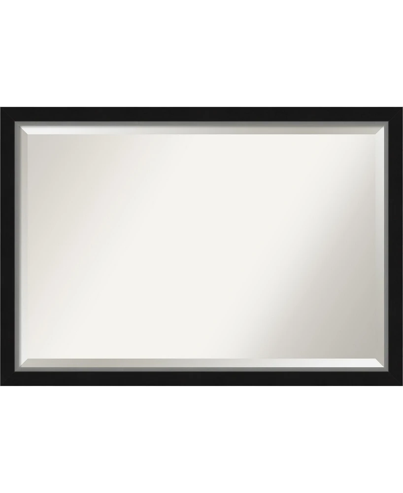 Amanti Art Eva Silver-tone Framed Bathroom Vanity Wall Mirror