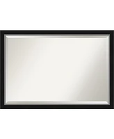 Amanti Art Eva Silver-tone Framed Bathroom Vanity Wall Mirror