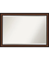 Amanti Art Yale Framed Bathroom Vanity Wall Mirror, 39.38" x 27.38"