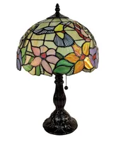 Amora Lighting Tiffany Style Hummingbird Design Table Lamp