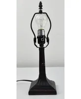 Amora Lighting Tiffany Style Geometric Mini Table Lamp