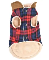 Parisian Pet Scottish Plaid Dog Jacket