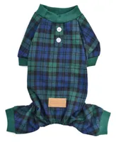 Parisian Pet Scottish Plaid Dog Pajama