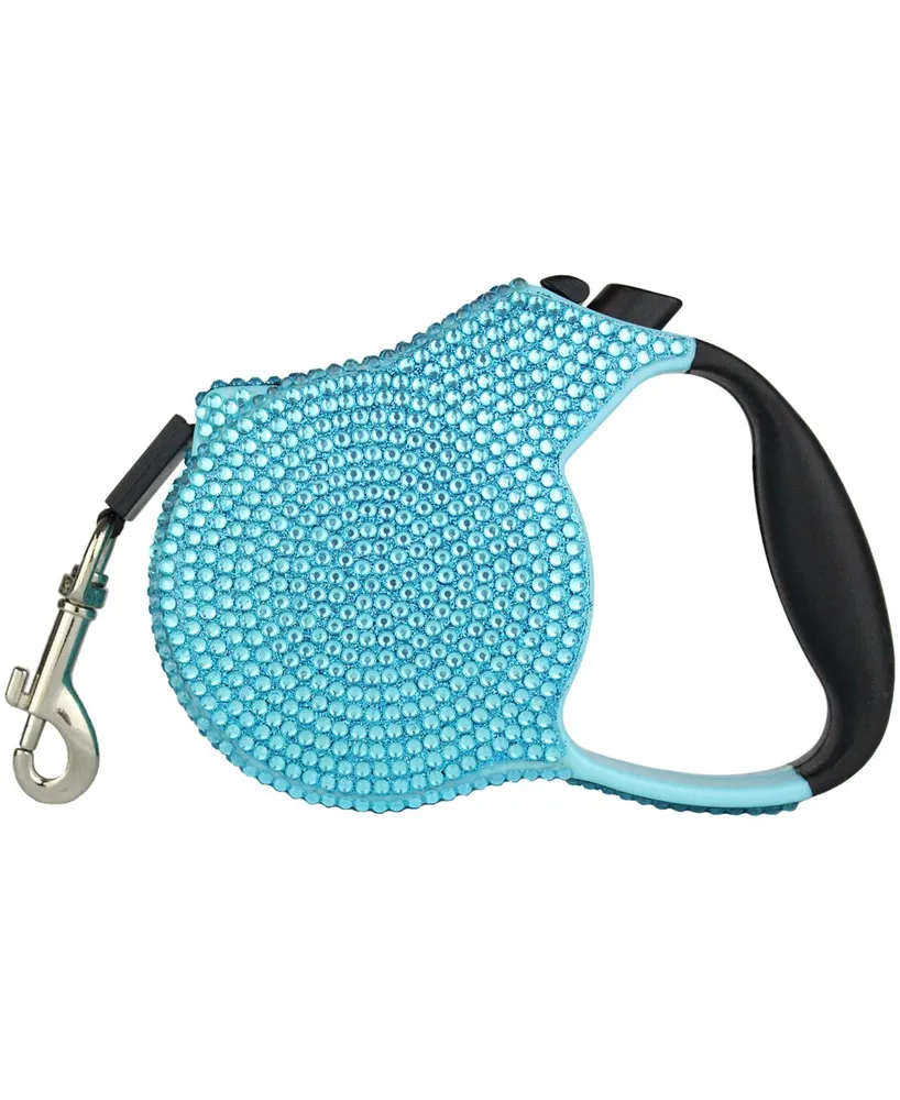 Parisian Pet Crystal Retractable Dog Leash