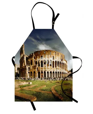 Ambesonne the Colosseum Apron