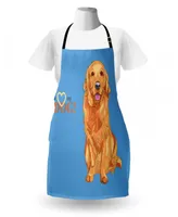 Ambesonne Golden Retriever Apron