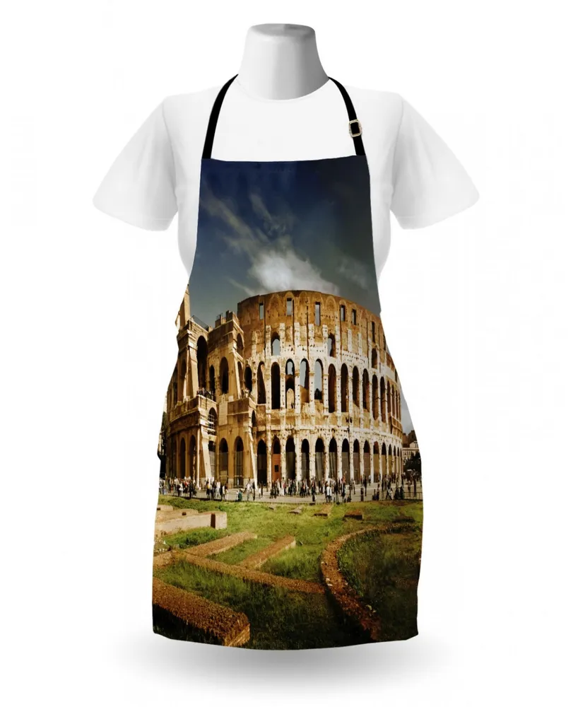 Ambesonne the Colosseum Apron