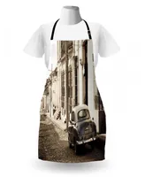 Ambesonne Vintage-Like Car Apron