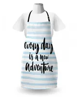 Ambesonne Inspirational Saying Apron