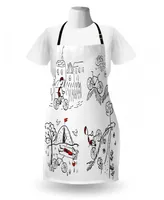 Ambesonne Sketchy Apron