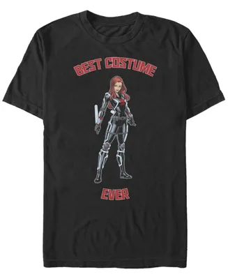 Marvel Men's Black Widow Best Costume Ever Short Sleeve T-Shirt