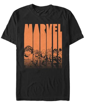 Marvel Men's Classic Avengers Halloween Logo Short Sleeve T-Shirt