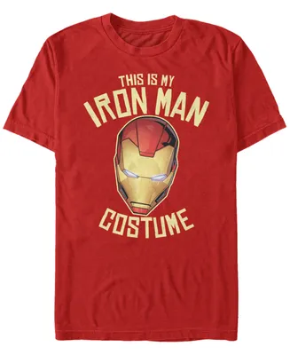 Marvel Men's Avengers Iron Man Halloween Costume Short Sleeve T-Shirt