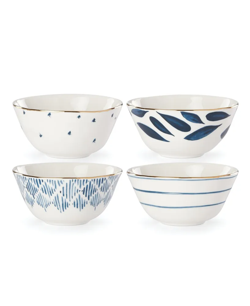 Lenox Blue Bay Set/4 Assorted Dessert/Sorbet Bowls