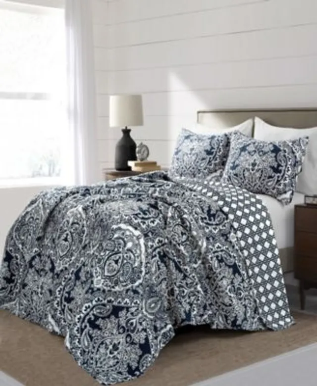 Lush Decor Aubree 3 Piece Reversible Quilt Set