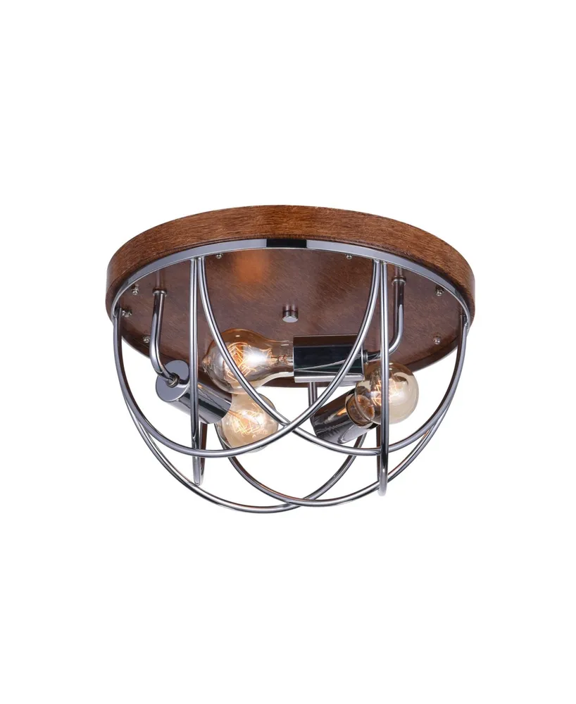 Cwi Lighting Parana 3 Light Flush Mount