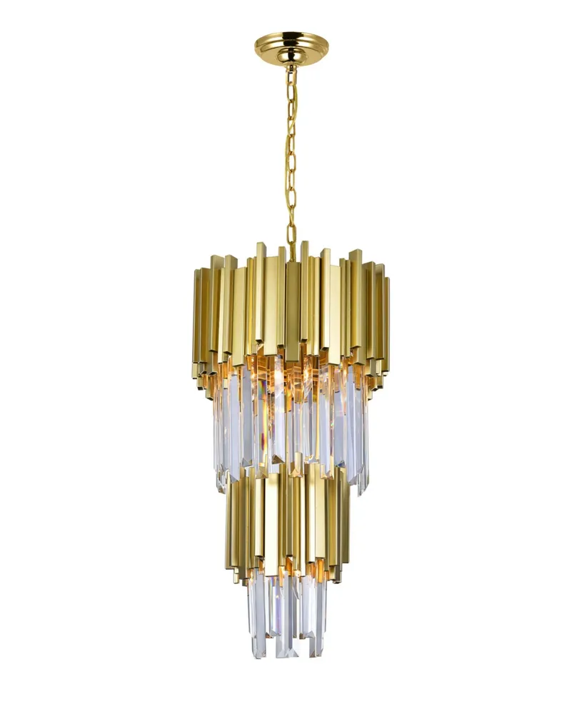 Cwi Lighting Deco 4 Light Down Mini Chandelier