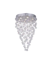 Cwi Lighting Rain Drop 7 Light Flush Mount