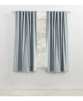 Lauren Ralph Velvety Room Darkening Back Tab Rod Pocket Curtain Panel