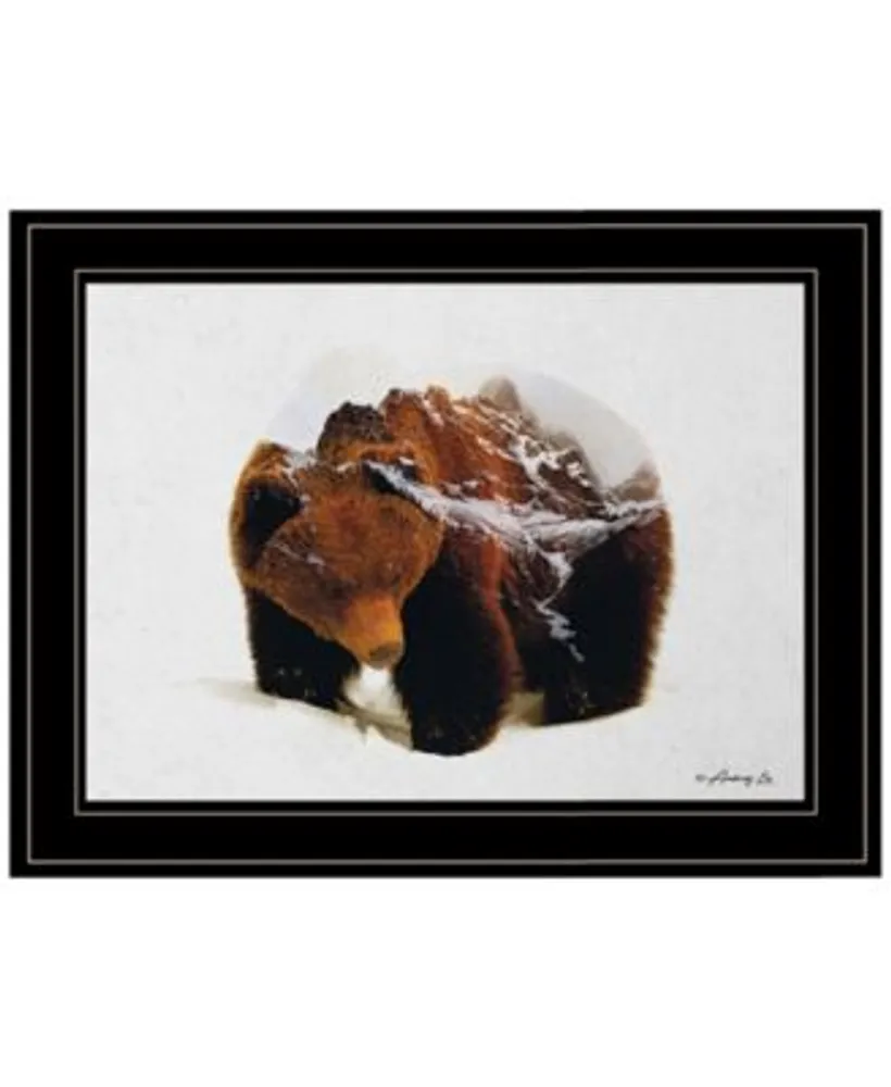 Trendy Decor 4u Bear In The Mountains By Andreas Lie Ready To Hang Framed Print Collection