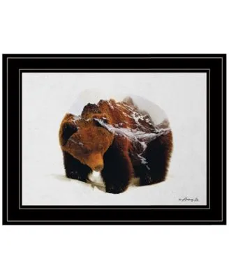 Trendy Decor 4u Bear In The Mountains By Andreas Lie Ready To Hang Framed Print Collection