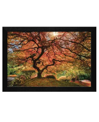 Trendy Decor 4U First Colors of Fall by Moises Levy, Ready to hang Framed Print, Black Frame, 20" x 14"