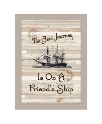 Trendy Decor 4u Friendship Journey By Millwork Engineering Ready To Hang Framed Print Collection