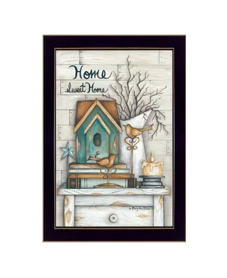 Trendy Decor 4U Home Sweet Home By Mary June, Printed Wall Art, Ready to hang, Frame