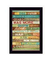 Trendy Decor 4u Dog Rules By Marla Rae Printed Wall Art Collection