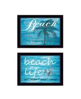 Trendy Decor 4u Beach Life 2 Piece Vignette By Cindy Jacobs Frame Collection