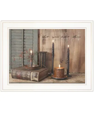 Trendy Decor 4U Let Your Light Shine by Billy Jacobs, Ready to hang Framed Print, Frame