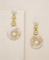 Ettika Looped In Resin Earrings