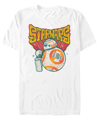 Star Wars Men's Rise of Skywalker Psychedelic Bb-8 T-shirt