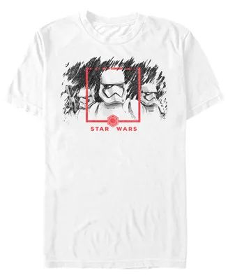 Star Wars Men's Episode Ix Storm Trooper Charcoal Sketch T-shirt