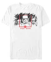 Star Wars Men's Episode Ix Storm Trooper Charcoal Sketch T-shirt