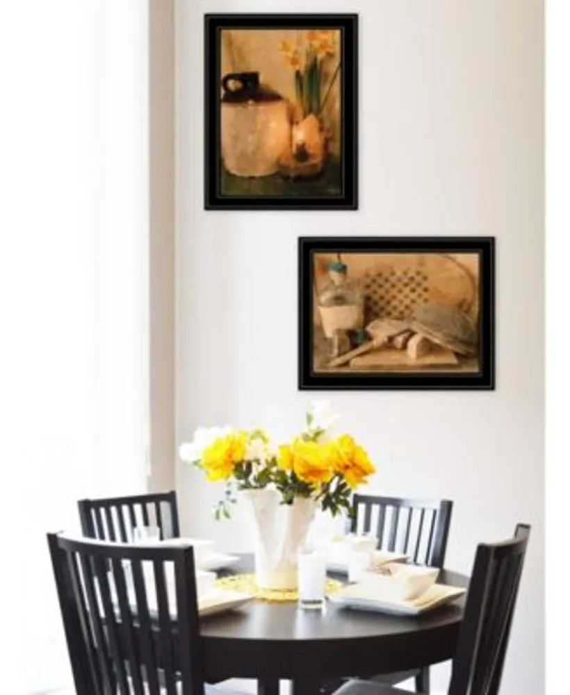 Trendy Decor 4u Daffodils Cider 2 Piece Vignette By Anthony Smith Frame Collection