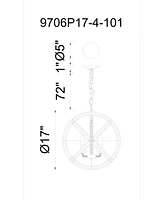Cwi Lighting Padma 4 Light Chandelier