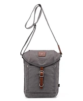 Tsd Brand Forest Canvas Flap Crossbody Bag