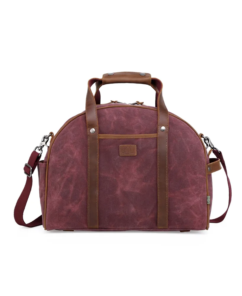 Tsd Brand Stone Creek Waxed Canvas Weekender