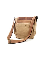 Tsd Brand Turtle Ridge Canvas Crossbody Bag