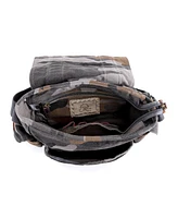 Tsd Brand Camo Canvas Crossbody Bag