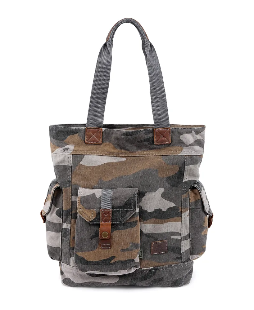 Tsd Brand Camo Canvas Tote Bag